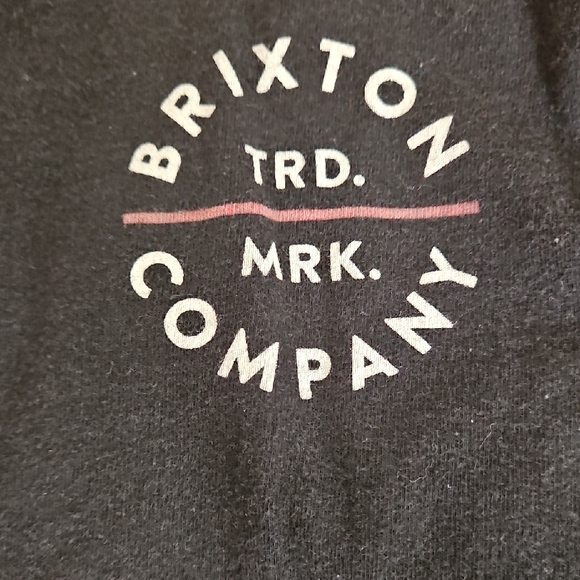 Brixton Black and Red Long Sleeve Men's Tee - Picture 2 of 4
